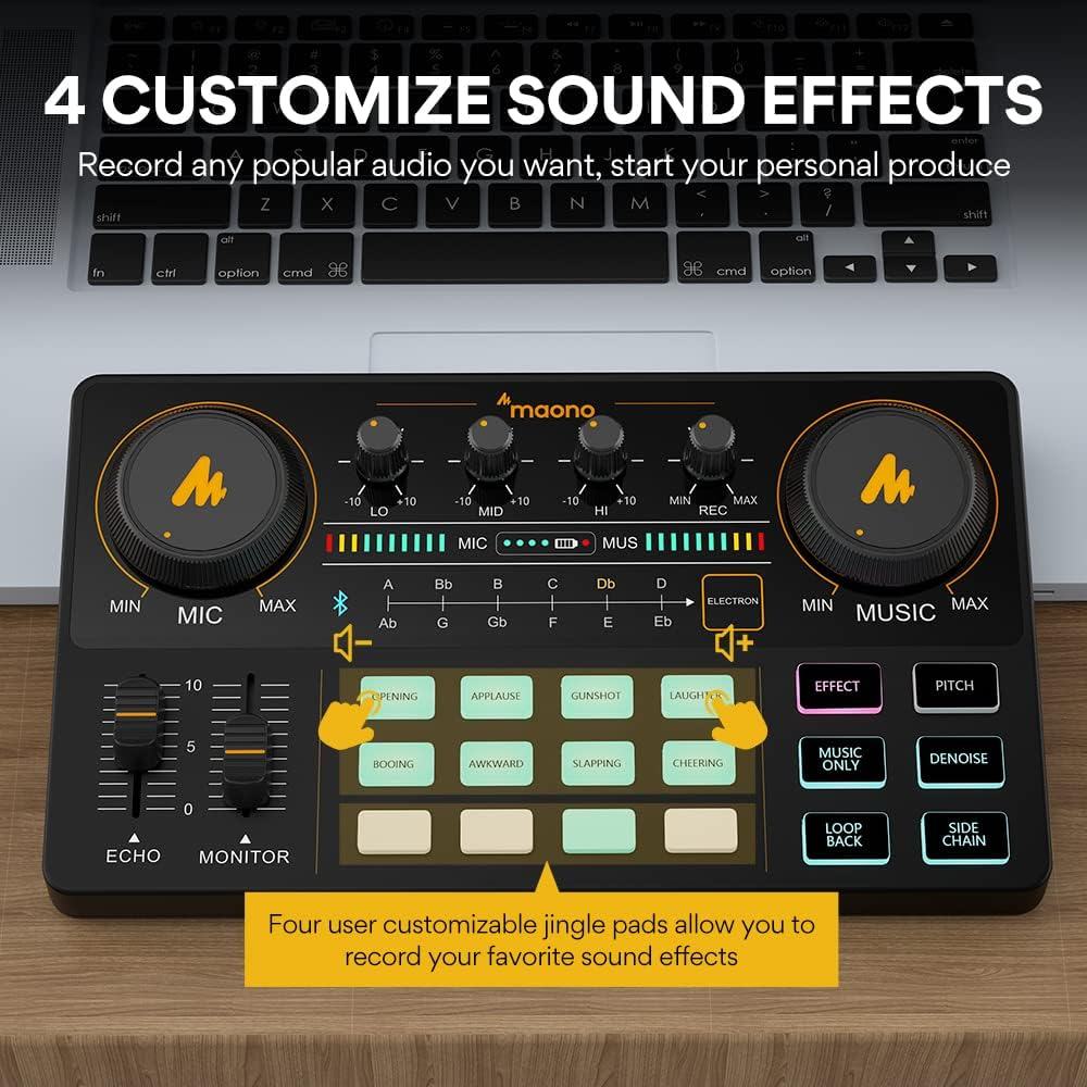 Maonocaster Lite AU-AM200S1 Starter Bundle Portable All-In-One Podcast Production S Maonocaster Lite AU-AM200S1 Starter Bundle Portable All-In-One Podcast Production S